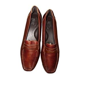 SAS Tripad Women's Reptile Penny J slip on Loafer 8.5